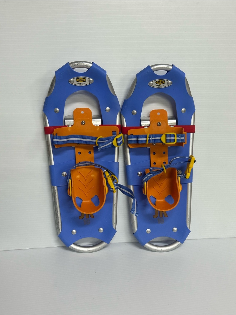 Atlas Snow Shoe Company - Jr. Series Mini Kids Snowshoes 18 Blue Orange